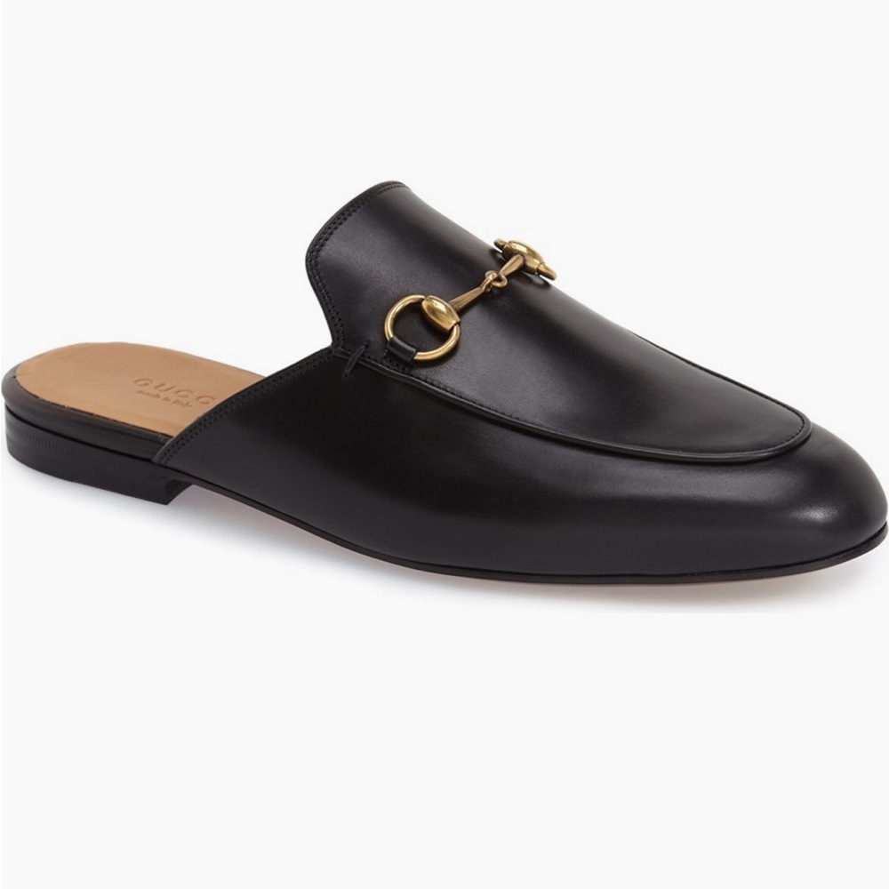 Gucci Princetown leather mule black